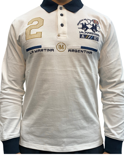 LAMARTINA ARGENTINA POLO LONG SLEEVES