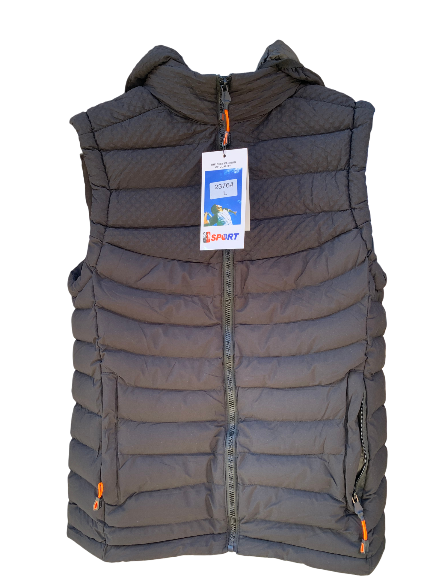 No Hands Puffer Vest – Hooded Winter Sleeveless Jacket