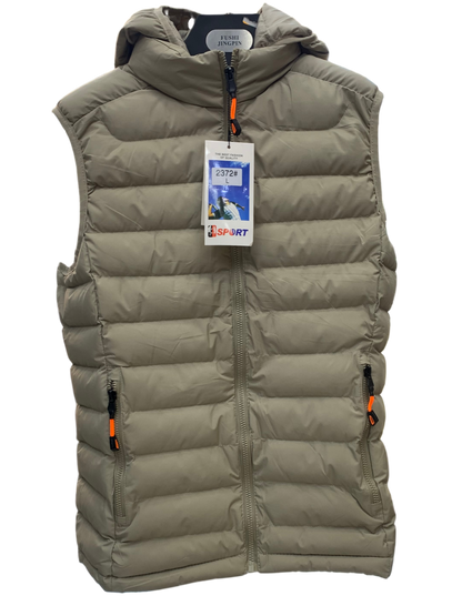 No Hands Puffer Vest – Hooded Winter Sleeveless Jacket
