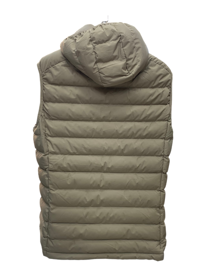 No Hands Puffer Vest – Hooded Winter Sleeveless Jacket